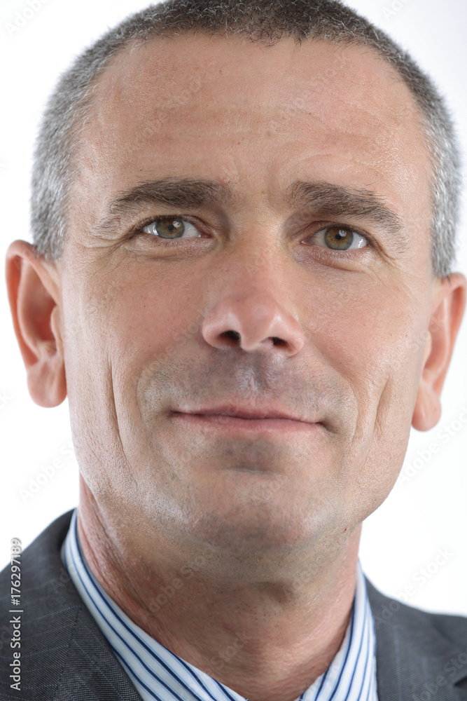 face of a successful businessman face of a successful businessman