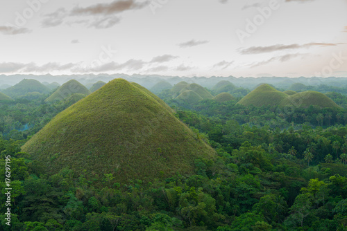 Chocolate Hills in the morning, Bohol, Philippines