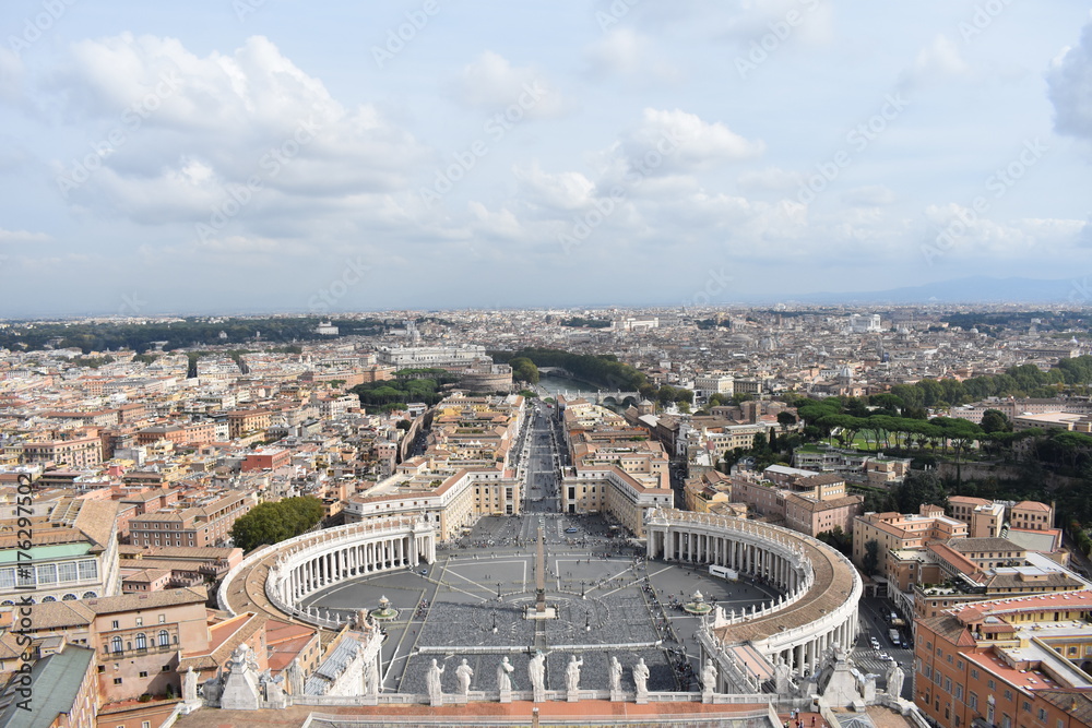 View of Vatican City from St. Peter's Basilica
