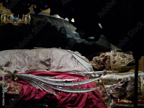 Saint Ambrogio skeleton in Milan photo