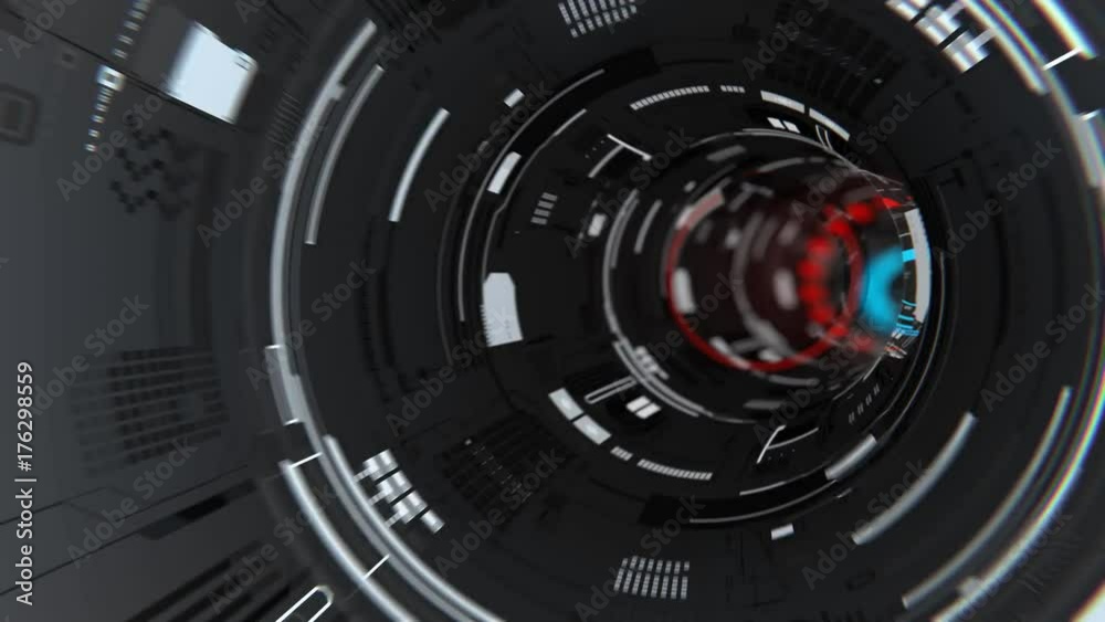 Futuristic Tunnel VJ