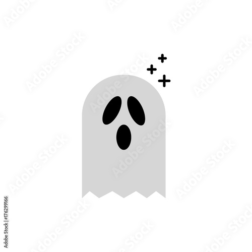 Ghost, icon vector. Halloween, carnival, holiday