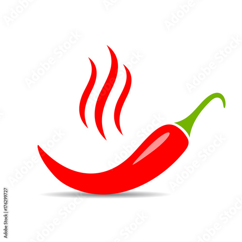 Extra spicy pepper vector icon
