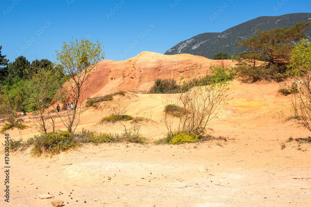 Colorado provencal in Rustrel