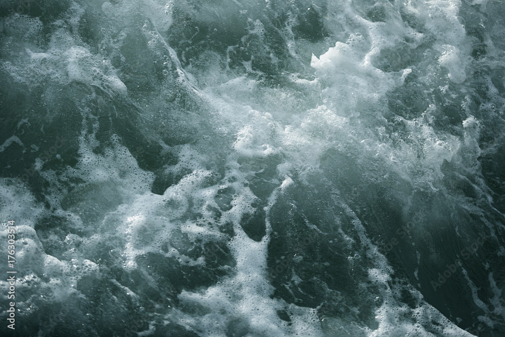 View of sea foam from above. Selective focus used. View of sea foam from above. Selective focus used.