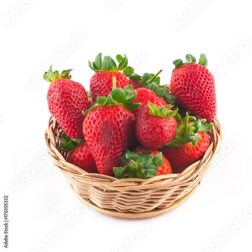 Strawberry in a bowl