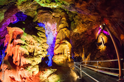 Scene from the amazing bulgarian cave Venetsa
 photo