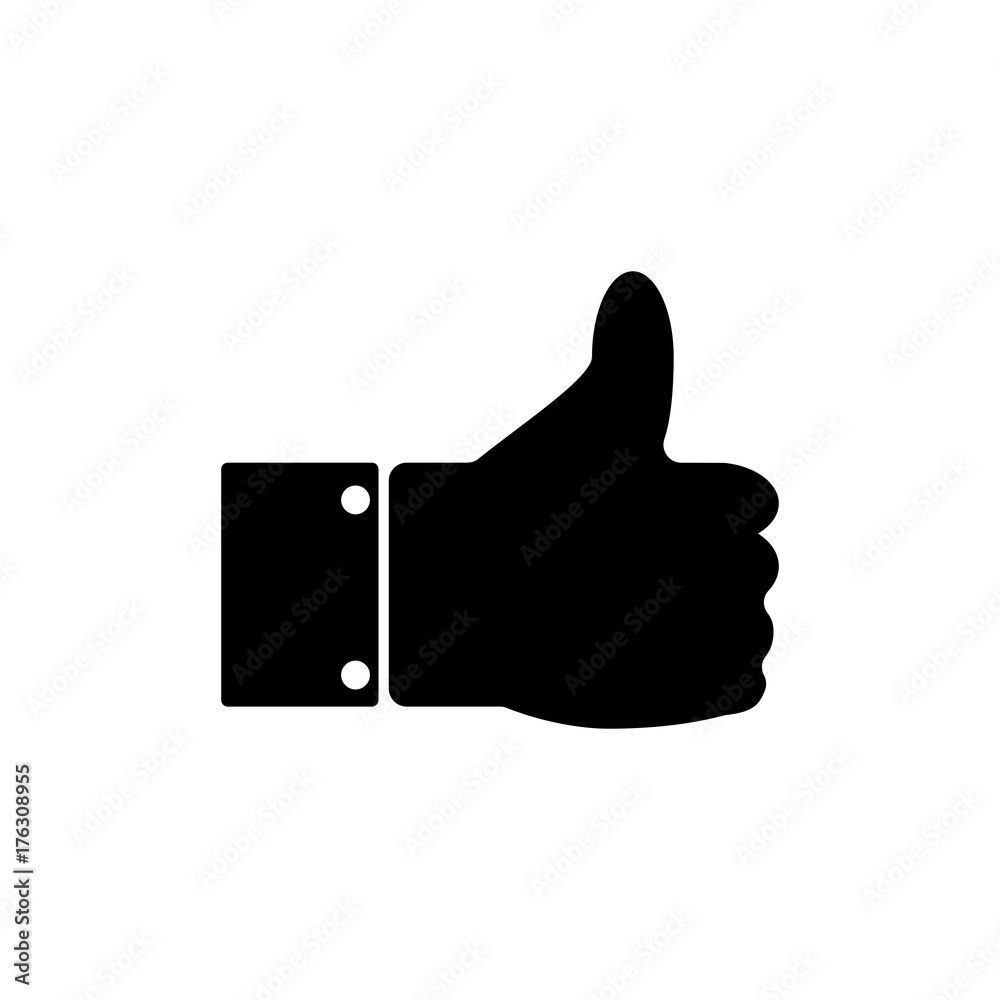 Like icon vector Like icon vector
