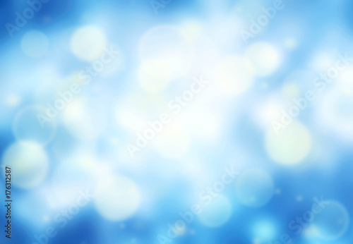 Blue abstract background blur.