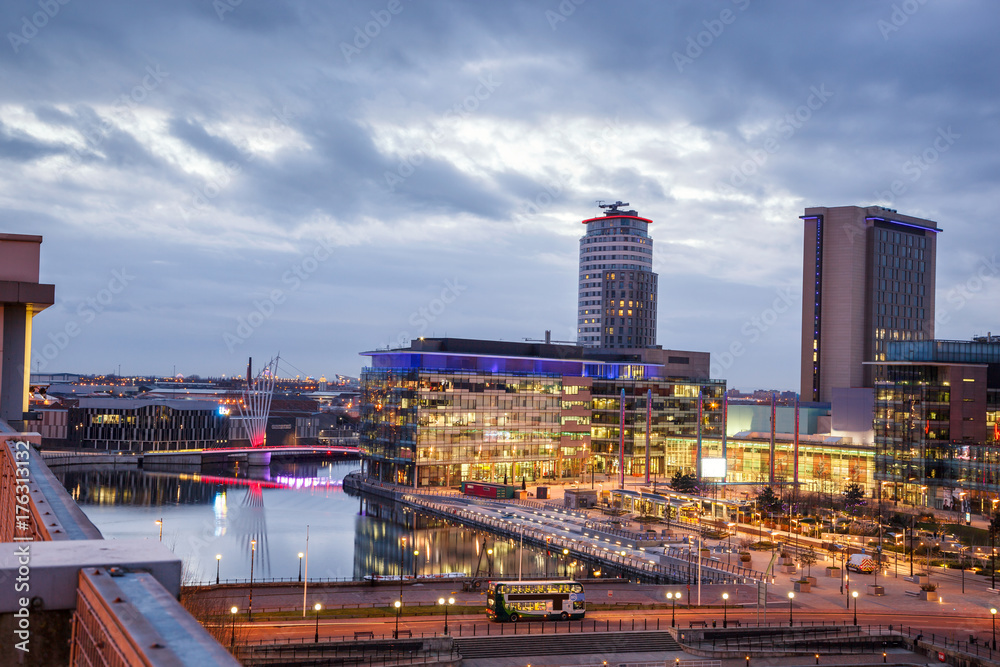 Fototapeta premium Media city Manchester UK