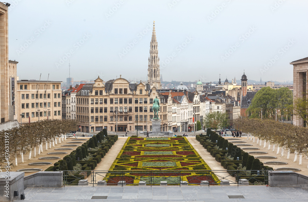  Mont Des Arts Garden Brussels Belgium