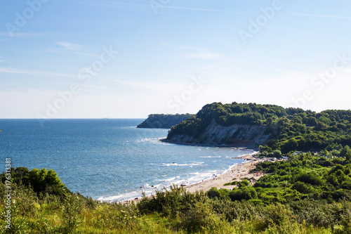 Beautiful green break by the sea