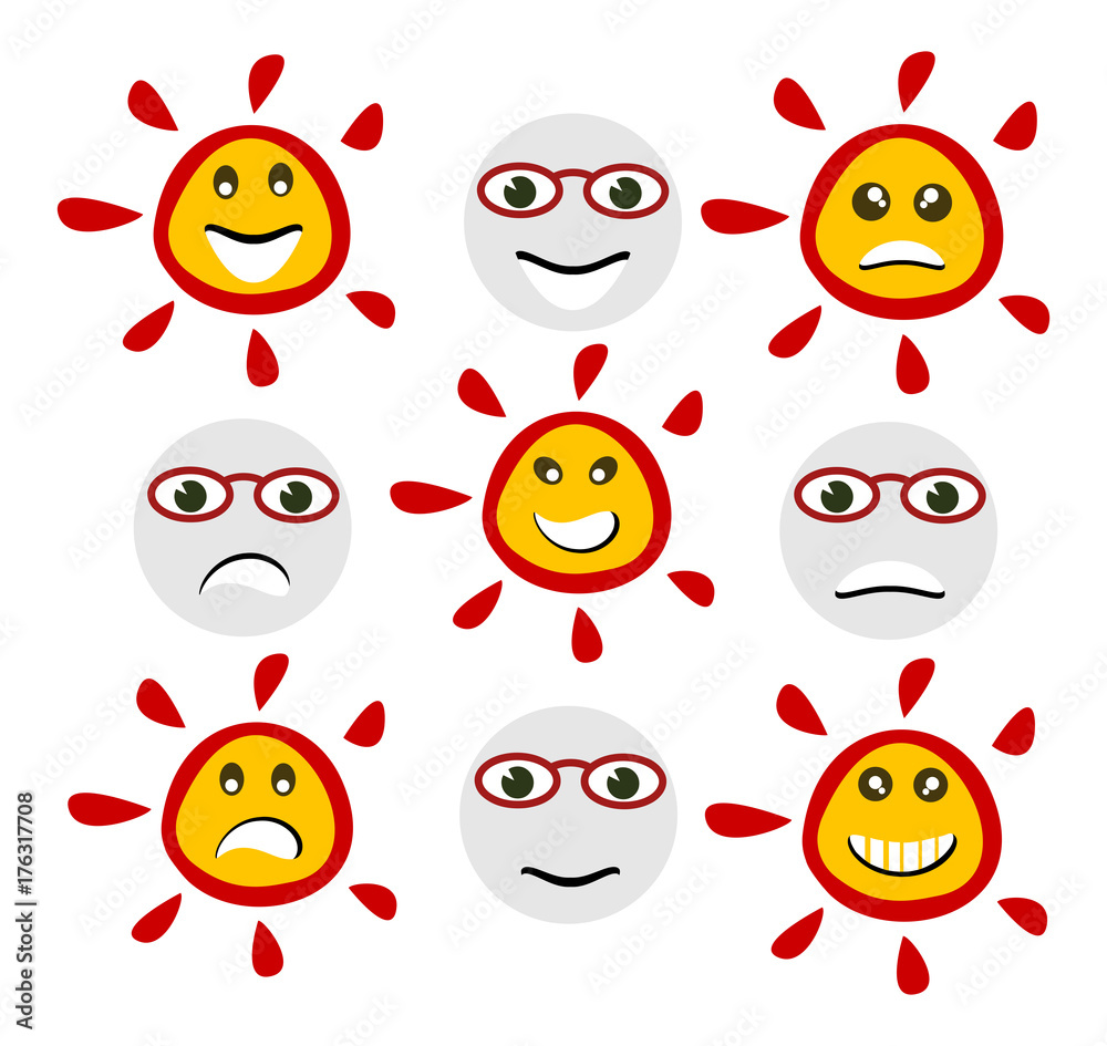 Emoji emoticon expression Emoji emoticon expression