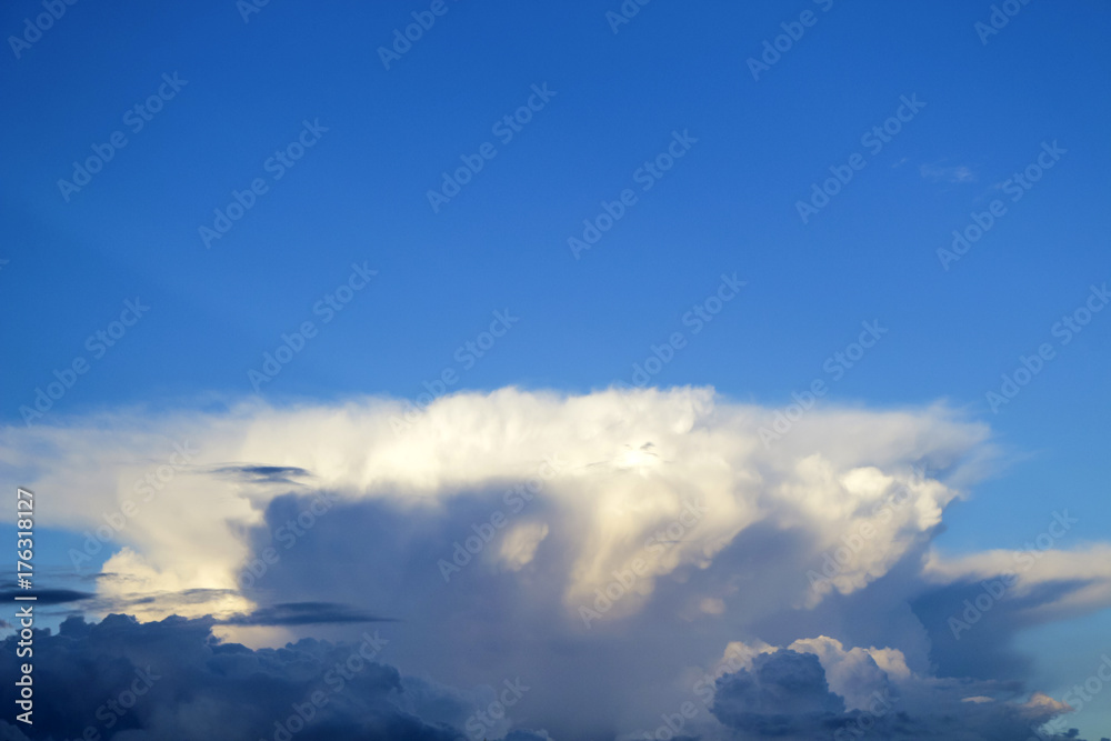 Large cumulus cloud