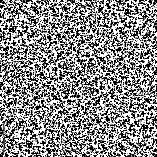 Seamless grainy, natural-looking vector texture on transparent background. Dark variant.