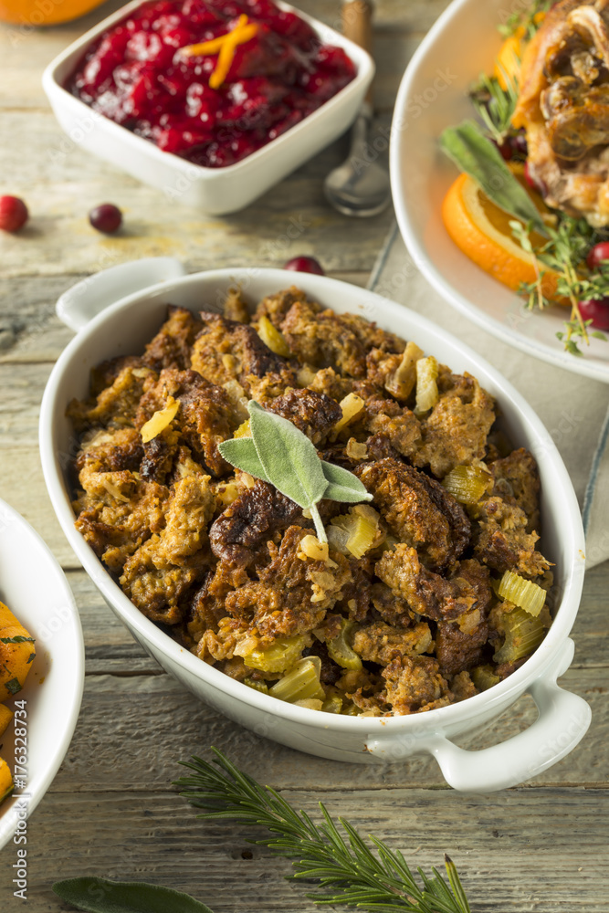 Homemade Organic Thanksgiving Stuffing Homemade Organic Thanksgiving Stuffing