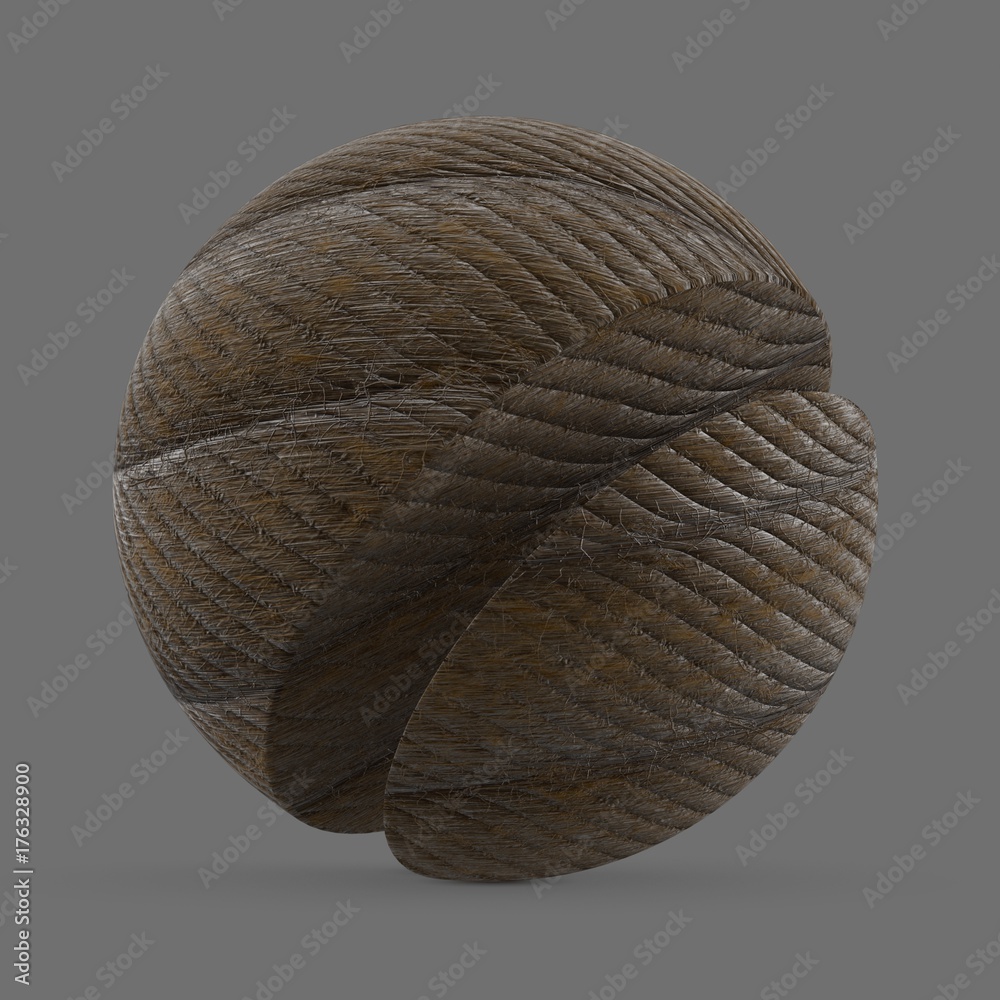 Brown Rope PBR Texture