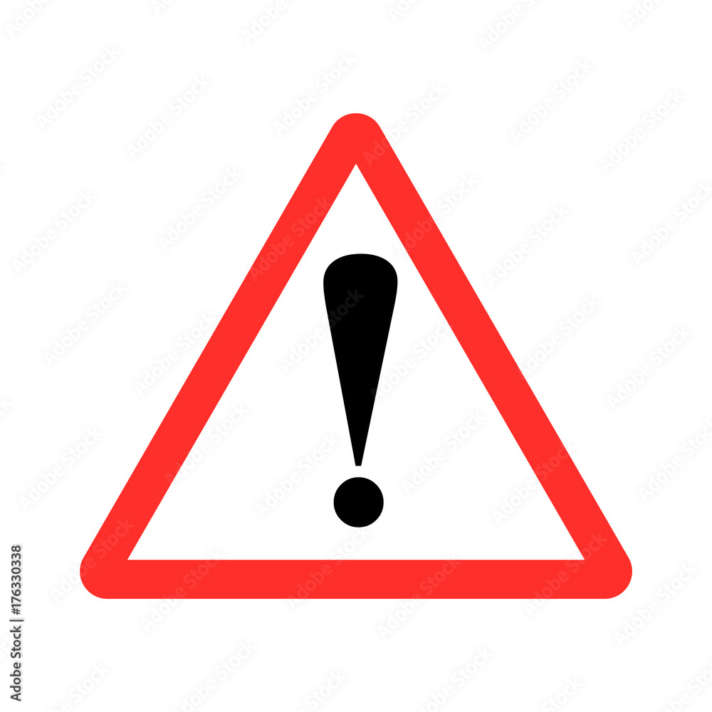 exclamation point icon, caution sign, warning sign vector exclamation point icon, caution sign, warning sign vector