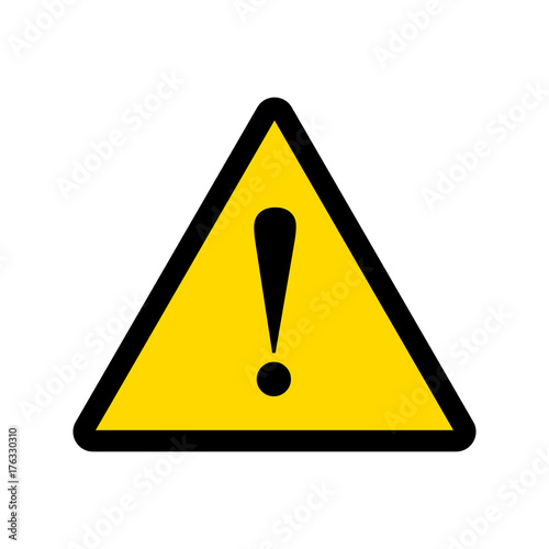 warning sign vector