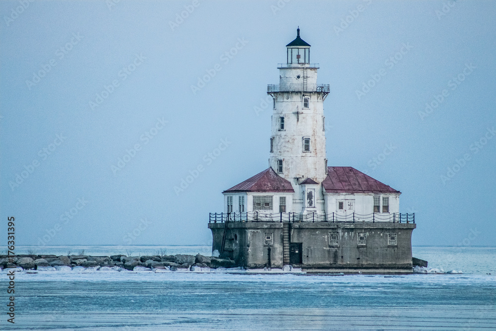 abandoned lighthouse on lake michigan abandoned lighthouse on lake michigan