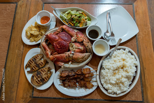 Seafood diner at Batan Isaland, Batanes photo