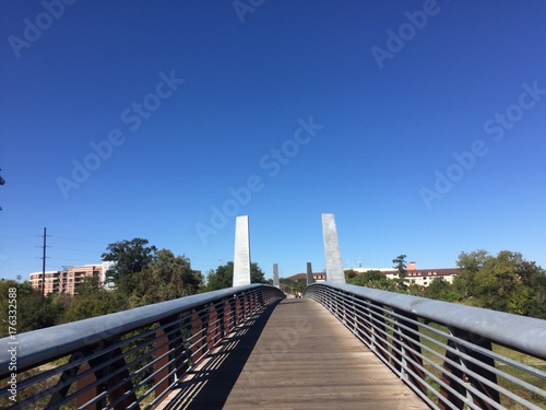Urban pedestrian bridge