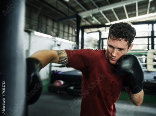 Boxing Challenge Exercise Sport Workout Pratice Concept
