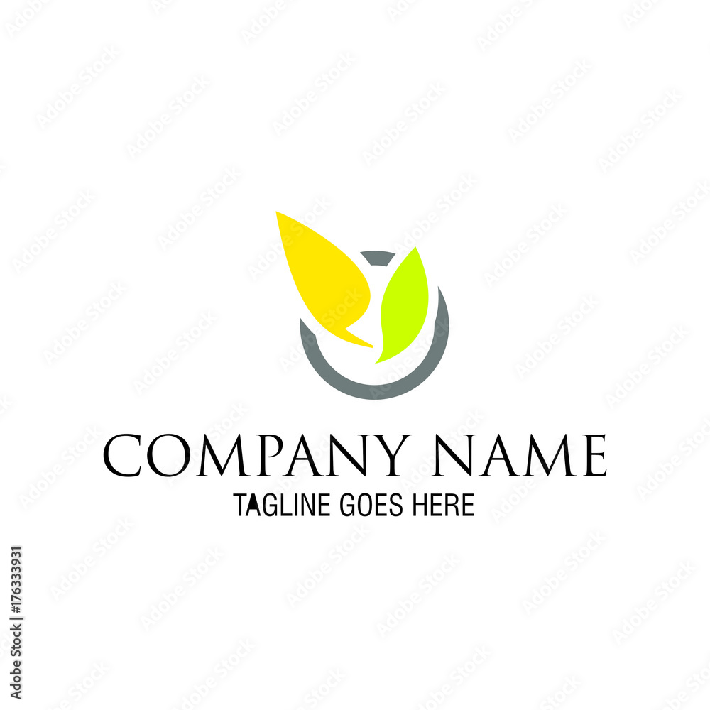 Logo, design, simple, vector, elegant, Lux, new, art, shopisticated, modern, leaf