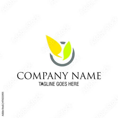 Free Download Logo, design, simple, vector, elegant, Lux, new, art, shopisticated, modern, leaf - GFXLoad