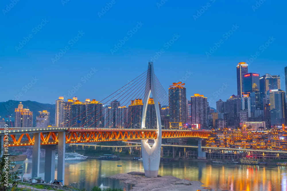 Fototapeta premium Urban architecture landscape and skyline