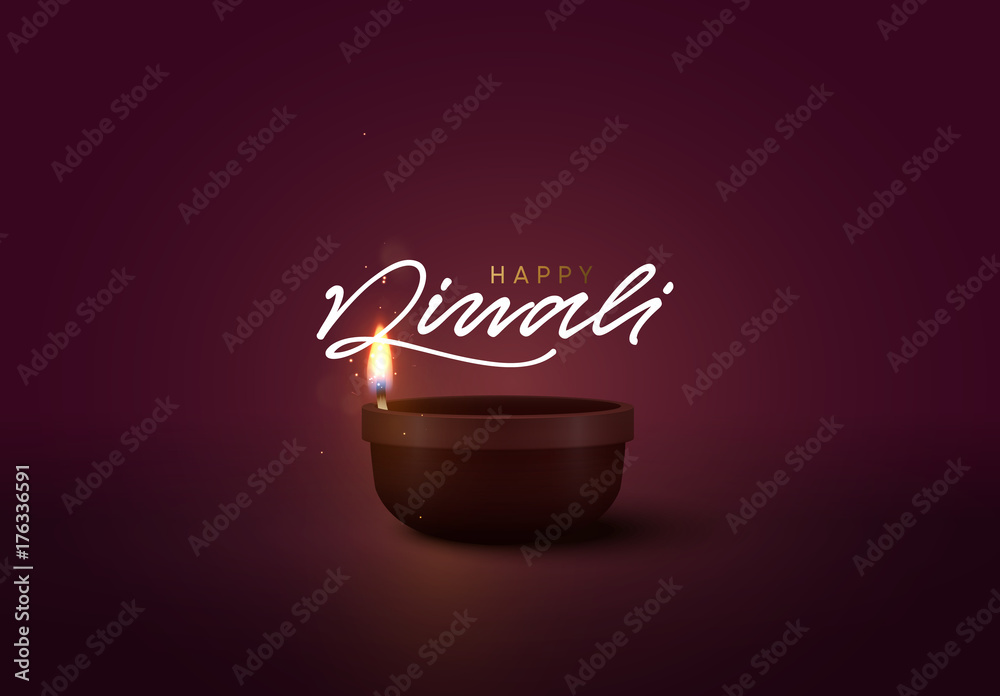 Script Background Diwali Celebrate Diwali festival of lights. Holiday background Hindu Diwali or ...