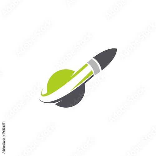 green rocket logo