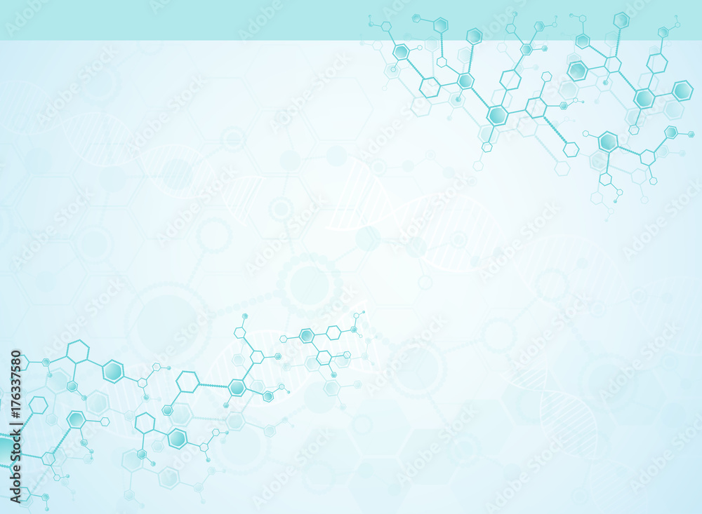 Abstract molecules medical background Abstract molecules medical background