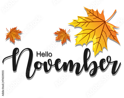 hello november background