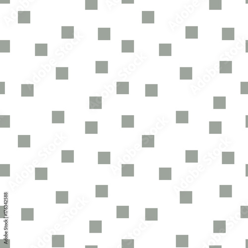 Seamless abstract geometric colorful vector pattern with chaotic square