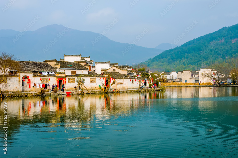 Chinese town of Hongcun