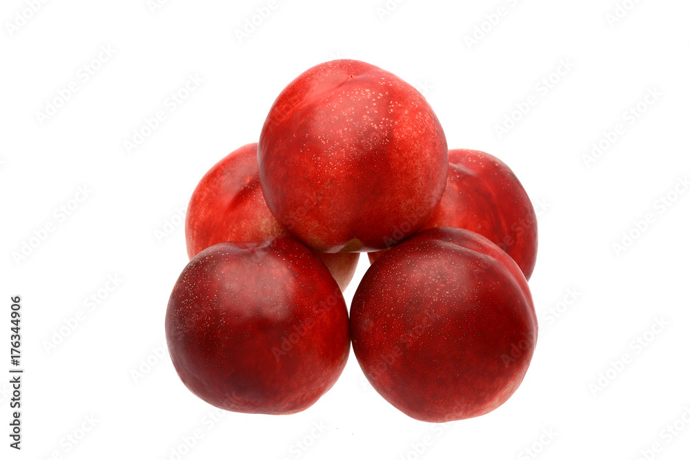 A pile of nectarines