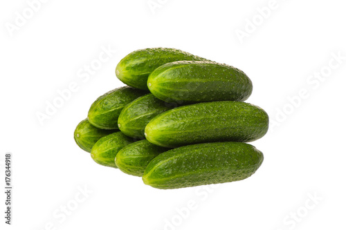 A pile of russian cucumbers
