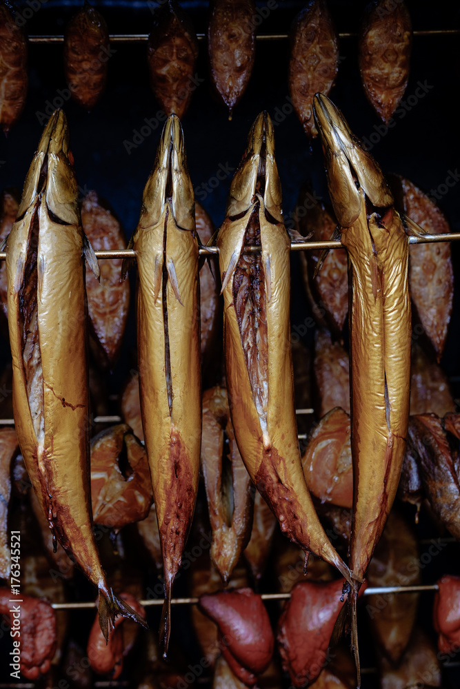 Frischer Räucherfisch Frischer Räucherfisch