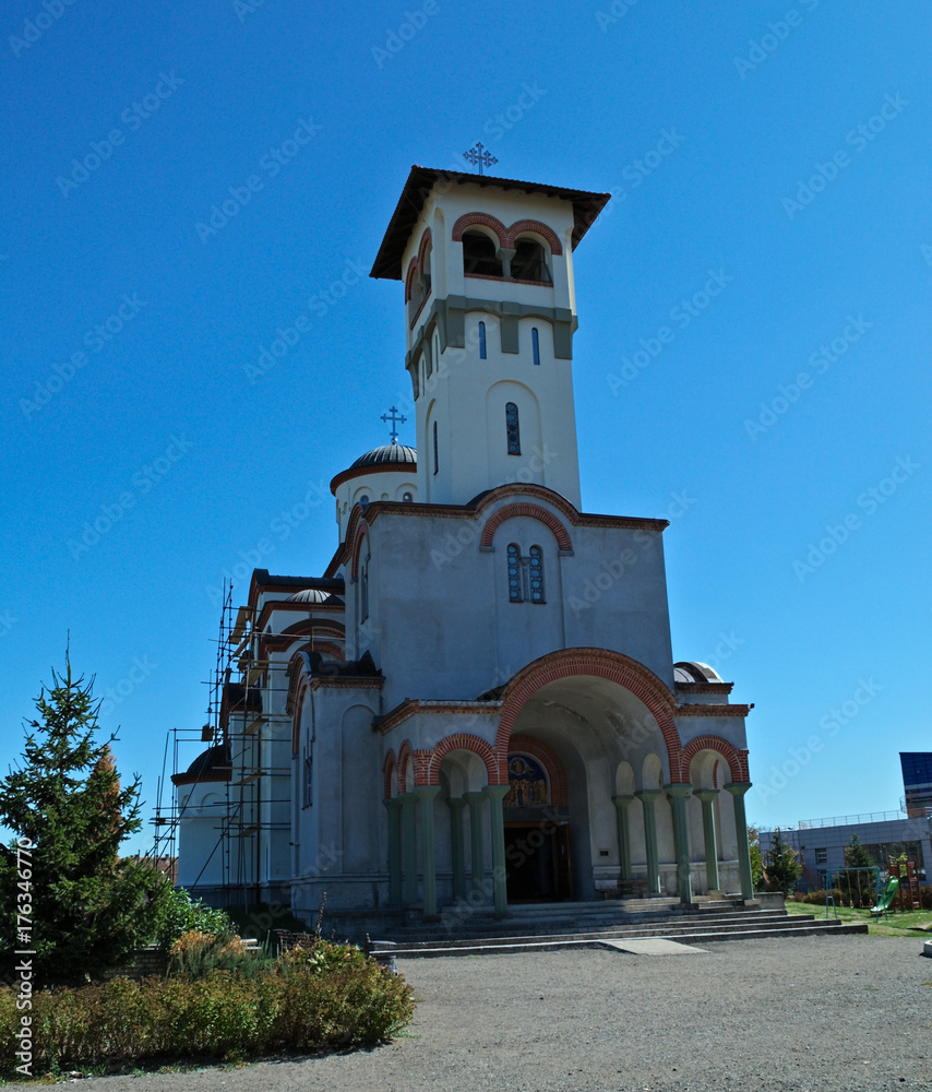 New Orthodox church in Novi Sad, Serbia