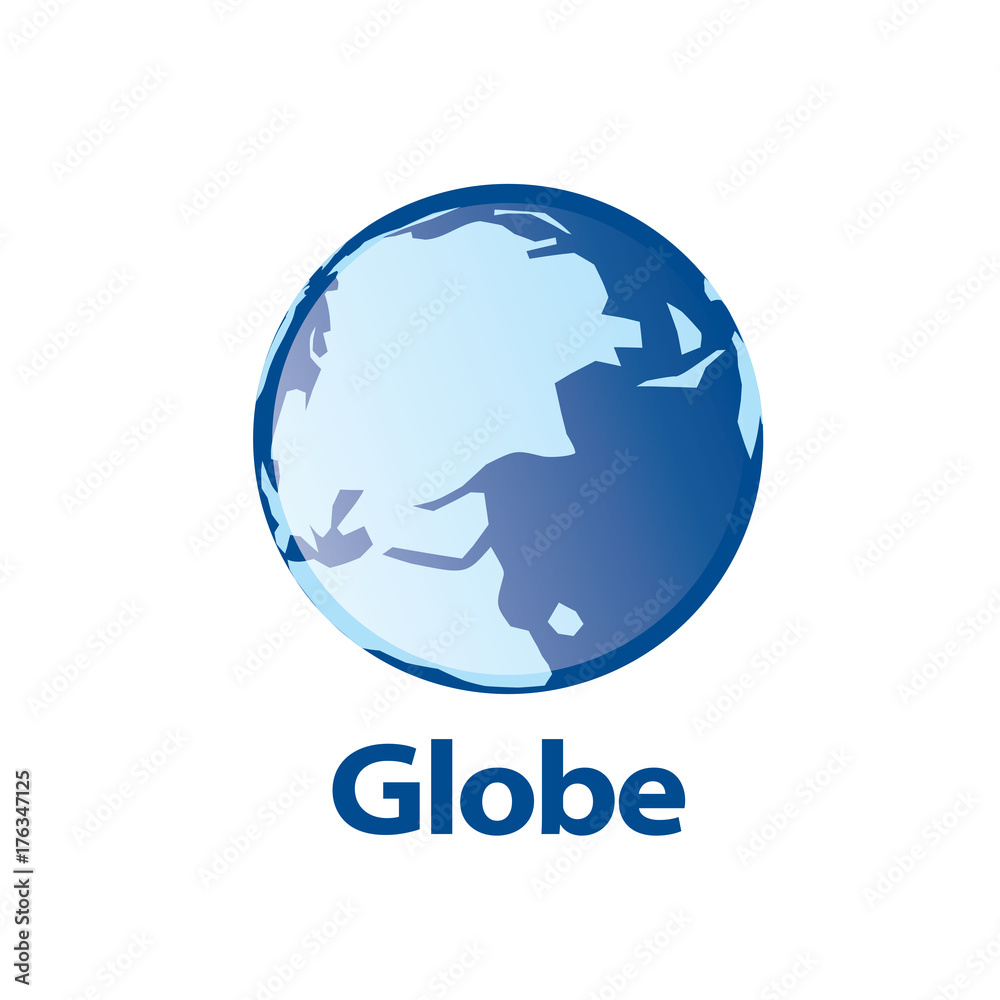 vector logo globe