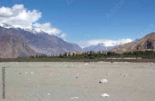 Landscape in Nubra Valley, Ladakh, India