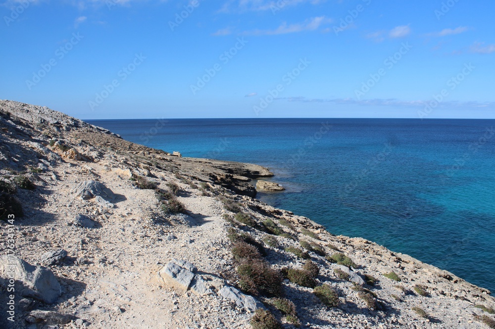 Berglandschaft im Meer auf Mallorca