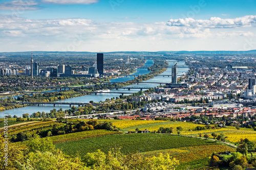 Wien Panorama im Herbst photo