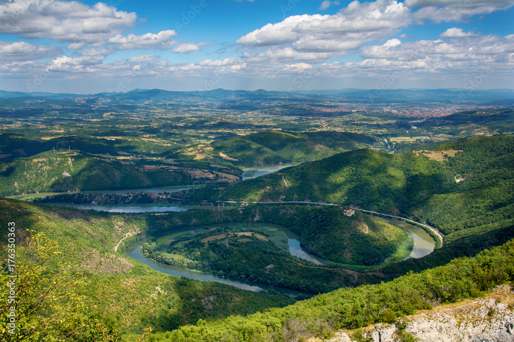 Ovcar and Kablar Mountains in Serbia