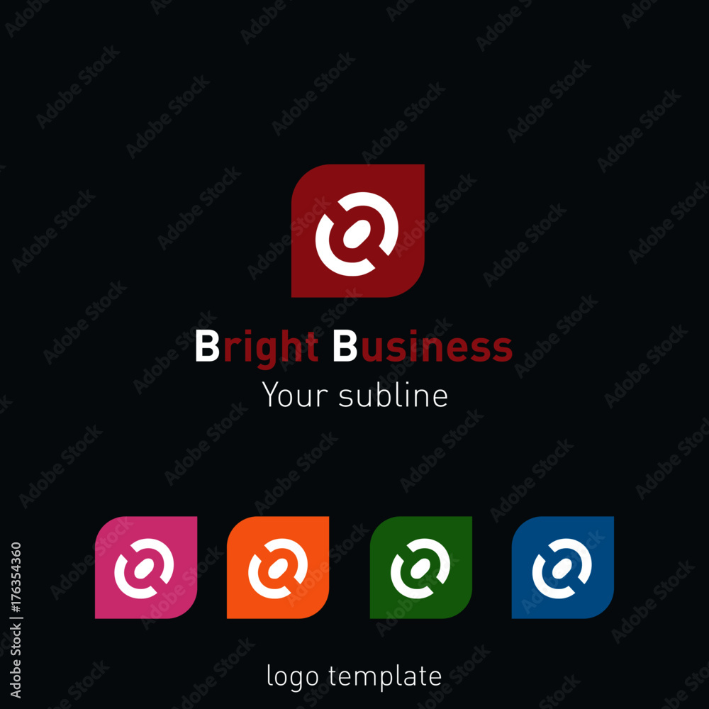 Creative abstract logo design template. Logo set, vector illustration. Creative abstract logo design template. Logo set, vector illustration.