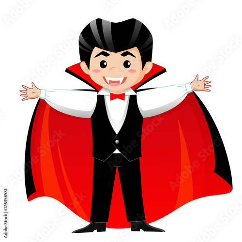 A cartoon of a man standing in front of a house. Count dracula halloween  vampire. - PICRYL - Public Domain Media Search Engine Public Domain Search