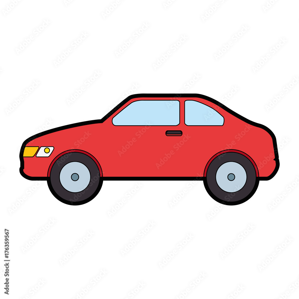 Fototapeta premium car vehicle isolated icon