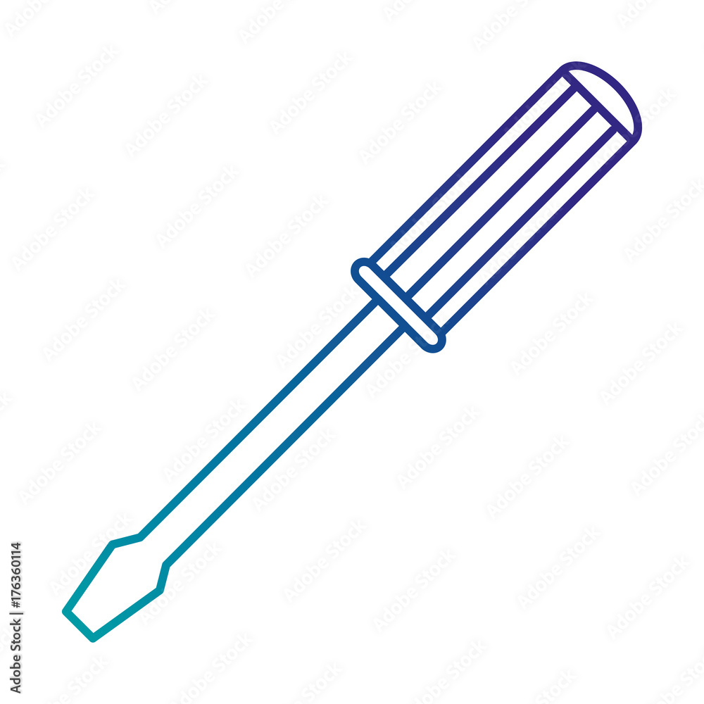 screwdriver tool isolated icon screwdriver tool isolated icon