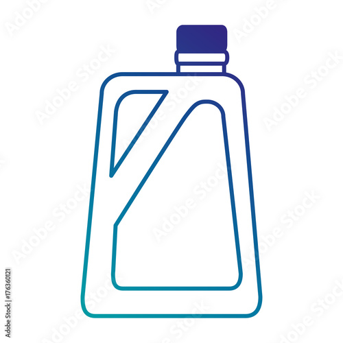 gallon plastic isolated icon